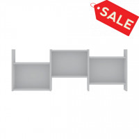Manhattan Comfort 13PMC1 Hampton Zig-Zag Wall Decor Shelves in White